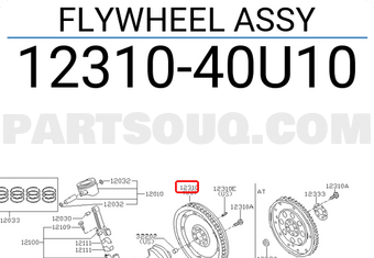FLYWHEEL ASSY 123102Y91A | Nissan Parts | PartSouq FLYWHEEL ASSY 123102Y91A | Nissan Parts | PartSouq
