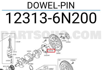 Nissan 123136N200 DOWEL-PIN