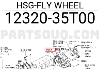 Nissan 1232035T00 HSG-FLY WHEEL