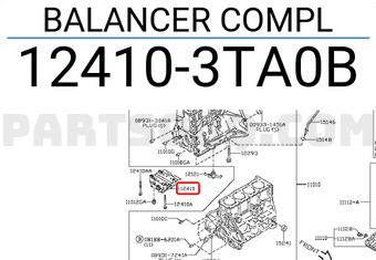 Nissan 124103TA0B BALANCER COMPL