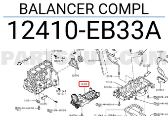 Nissan 12410EB33A BALANCER COMPL