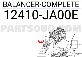 Nissan 12410JA00E BALANCER-COMPLETE