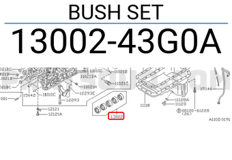 Nissan 1300243G0A BUSH SET