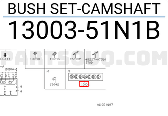 Nissan 1300351N1B BUSH SET-CAMSHAFT