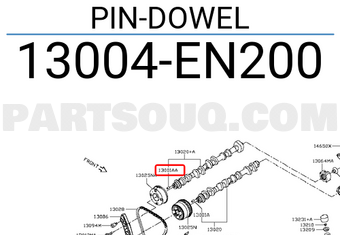 Nissan 13004EN200 PIN-DOWEL