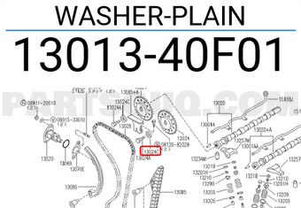 Nissan 1301340F01 WASHER-PLAIN