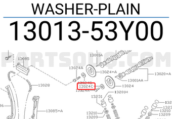 Nissan 1301353Y00 WASHER-PLAIN