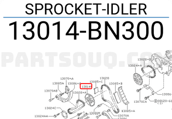 Nissan 13014BN300 SPROCKET-IDLER