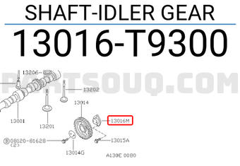 Nissan 13016T9300 SHAFT-IDLER GEAR