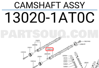 Nissan 130201AT0C CAMSHAFT ASSY