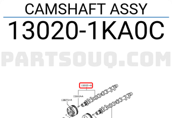 Nissan 130201KA0C CAMSHAFT ASSY