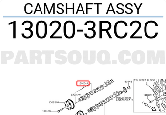 Nissan 130203RC2C CAMSHAFT ASSY
