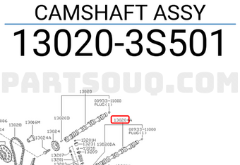 Nissan 130203S501 CAMSHAFT ASSY
