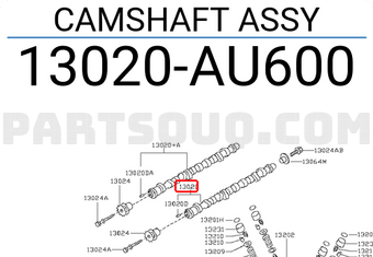 Nissan 13020AU600 CAMSHAFT ASSY