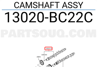 Nissan 13020BC22C CAMSHAFT ASSY