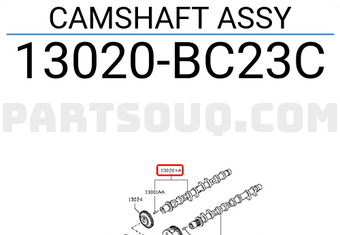 Nissan 13020BC23C CAMSHAFT ASSY