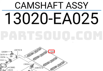 Nissan 13020EA025 CAMSHAFT ASSY