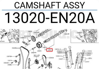 Nissan 13020EN20A CAMSHAFT ASSY