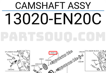 Nissan 13020EN20C CAMSHAFT ASSY