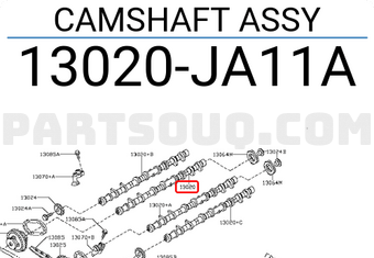 Nissan 13020JA11A CAMSHAFT ASSY