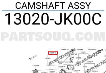Nissan 13020JK00C CAMSHAFT ASSY