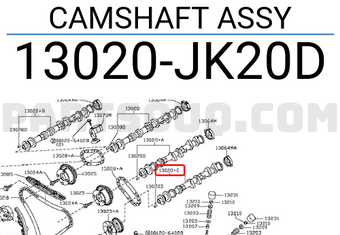 Nissan 13020JK20D CAMSHAFT ASSY