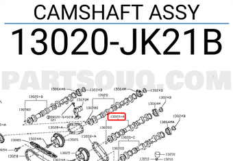 Nissan 13020JK21B CAMSHAFT ASSY
