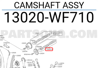 Nissan 13020WF710 CAMSHAFT ASSY