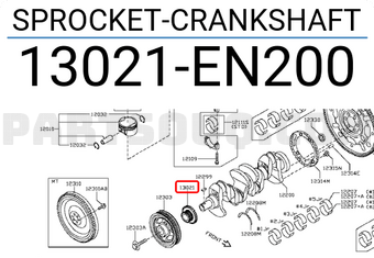 Nissan 13021EN200 SPROCKET-CRANKSHAFT