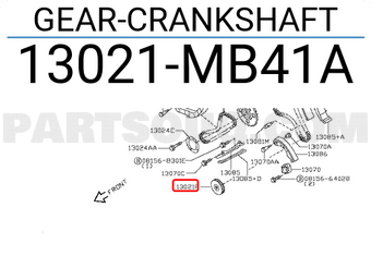 Nissan 13021MB41A GEAR-CRANKSHAFT