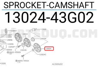 Nissan 1302443G02 SPROCKET-CAMSHAFT