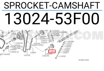 Nissan 1302453F00 SPROCKET-CAMSHAFT