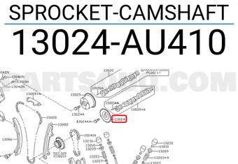 Nissan 13024AU410 SPROCKET-CAMSHAFT