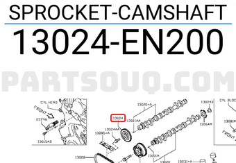 Nissan 13024EN200 SPROCKET-CAMSHAFT
