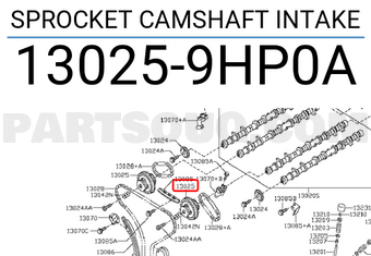 Nissan 130259HP0A SPROCKET CAMSHAFT INTAKE