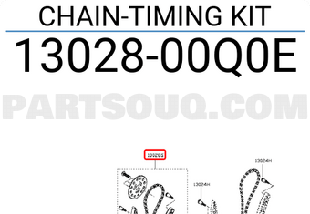 Nissan 1302800Q0E CHAIN-TIMING KIT