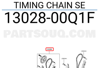 Nissan 1302800Q1F TIMING CHAIN SE