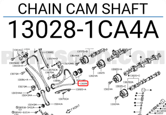 Nissan 130281CA4A CHAIN CAM SHAFT