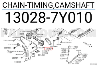 Nissan 130287Y010 CHAIN-TIMING,CAMSHAFT