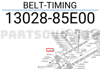Nissan 1302885E00 BELT-TIMING