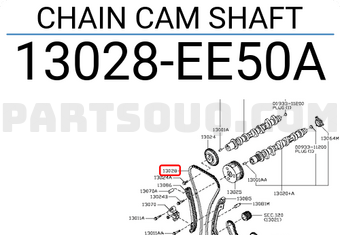 Nissan 13028EE50A CHAIN CAM SHAFT