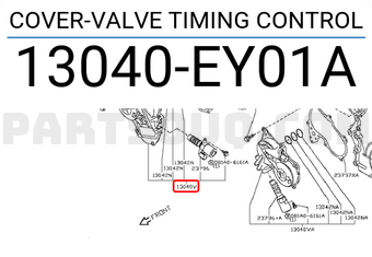 Nissan 13040EY01A COVER-VALVE TIMING CONTROL