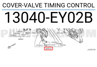 Nissan 13040EY02B COVER-VALVE TIMING CONTROL