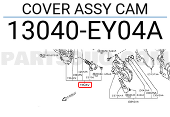 Nissan 13040EY04A COVER ASSY CAM