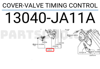 Nissan 13040JA11A COVER-VALVE TIMING CONTROL