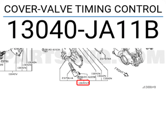 Nissan 13040JA11B COVER-VALVE TIMING CONTROL