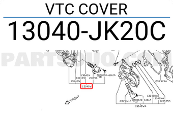 Nissan 13040JK20C VTC COVER