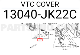 Nissan 13040JK22C VTC COVER