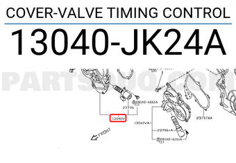 Nissan 13040JK24A COVER-VALVE TIMING CONTROL