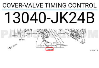 Nissan 13040JK24B COVER-VALVE TIMING CONTROL